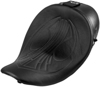 Stiched Bigseat Solo Seat - Black - For 97-07 Harley FLHR RoadKing