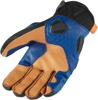 Hypersport Leather Cold Weather Short Cuff Gloves - Blue Men's 3X-Large