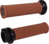 ODI Ruffian Lock-On Street Grips Gum Rubber Black 1in Harley - Lock-On grips pair For Harley-Davidson models