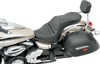 Explorer Stitched 2-Up Seat Black Gel - For 09-17 Yamaha XVS950 V-Star
