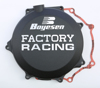 Factory Racing Clutch Cover - Black - For 06-15 Kawi KFX450R KX450F