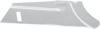 Drag Specialties Rear Belt Guard Chrome For Harley-Davidson Touring - Chrome rear belt guard For Harley-Davidson Touring