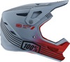 100% Status Bicycle Helmet Full Face Gray Red Small - Full face bicycle helmet, size Small, Gray Red