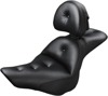 Explorer RS Pillow 2-Up Seat Black w/Backrest - For 13-17 HD FXSB