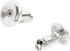 ODI Aluminum Handlebar End Plugs Silver Universal Pair - Universal fit for 14-19mm handlebar ends ODI Aluminum Handlebar End Plugs Silver Universal Pair - Universal fit for 14-19mm handlebar ends
