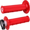MX V2 Lock On MX Grips System - Half Waffle, Red