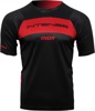 Thor Intense Assist Dart Short-Sleeve Jersey Black/Red XS Unisex - Performance MTB jersey, Black/Red, XS, Unisex