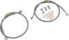 Stainless Steel Front Brake Line Kit - 2 Lines - For 99-02 Suzuki SV650S