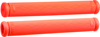 ODI 8 Inch One Piece Grips Orange - One-piece 8 in. grips in orange color ODI 8 Inch One Piece Grips Orange - One-piece 8 in. grips in orange color