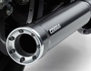 3" RPT Black Dual Slip On Exhaust Mufflers - For 91-17 Harley Dyna