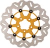 Wave Contour Floating Rear Brake Rotor Gold