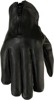 Z1R Women's 7mm Gloves Black XS - Premium goatskin, zippered backhand, XS, Black