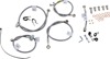 Stainless Steel 5 Lines ABS Brake Line Kit - Front & Rear Included - For 17-23 Honda CBR1000RR ABS