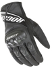 Joe Rocket V-Sport Gloves Black/White Mens Medium - Medium Black/White men's gloves for street riding