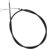 Moose Offroad Black Vinyl Rear Brake Cable For Kawasaki Prairie/Bayou - Rear brake cable fits Kawasaki Prairie/Bayou models