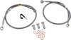 Stainless Steel Front Brake Line Kit - 2 Lines - For 95-98 Honda CBR600F3