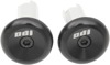 ODI Aluminum Handlebar End Plugs Black Universal Fit - Black aluminum bar end plugs for 14-19mm handlebars ODI Aluminum Handlebar End Plugs Black Universal Fit - Black aluminum bar end plugs for 14-19mm handlebars