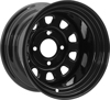 Delta Steel Front/Rear Wheel Black 12X7 2+5 4/4