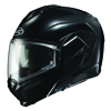 HJC i100 Modular Street Helmet Black LG - Modular motorcycle helmet, Black, Size LG