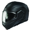 HJC i100 Modular Street Helmet SF Black XS - Modular motorcycle helmet, XS, SF Black