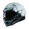 Black/White HJC i20 Scraw Street Helmet - Large