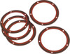 5 Pack Twin Cam Derby Cover Gaskets - 0.030 Paper w/ Bead - Replaces 25416-99B