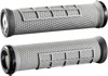ODI Elite Flow v2.1 Lock-On Grips Gray Black Pair - Lock-on bicycle grips, gray/black, pair ODI Elite Flow v2.1 Lock-On Grips Gray Black Pair - Lock-on bicycle grips, gray/black, pair
