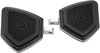 F.T.Z. Mini Passenger Floorboards - Black - For Stock HD Clevis Peg