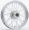 HardDrive Front 40 Spoke Chrome Wheel 16x3.5 FLT Hub 1in Axle - Chrome 40-spoke front wheel 16x3.5 1in axle FLT hub HardDrive Front 40 Spoke Chrome Wheel 16x3.5 FLT Hub 1in Axle - Chrome 40-spoke front wheel 16x3.5 1in axle FLT hub