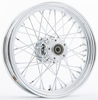 HardDrive Chrome 40-Spoke Rear Wheel 18x3.5in 1in Axle For Harley BT/XL 00-Later
