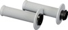 Renthal MX Original Lock-On Grips Soft Full Diamond White - Soft Full Diamond lock-on grips for MX handlebars