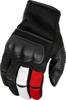 Fly Racing Coolpro Force Gloves Black/White/Red Small - Street riding gloves Small Black/White/Red