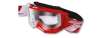 3300FL Vision MX Goggles - Red & White w/ Clear Lens
