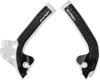 X-Grip Frame Guards White/Black - For 18-23 Gas Gas Husqvarna KTM 85