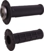 ODI Universal Lock-On Half Waffle Grips Black - Slip-free MX half-waffle grips for 7/8in handlebars