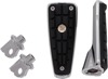 CIRO CMX Footpegs Pair Chrome Black For HD Clevis Mounts - Footpegs for HD 1/2 in. clevis mounts, Pair