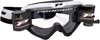 3450 Black / White Riot Goggles - Light Sensitive Lens w/ Roll-Off System