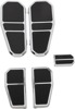 Tombstone Floorboards Kit Chrome - For 86-20 Harley Tombstone Floorboards Kit Chrome - For 86-20 Harley