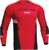 Thor Intense Assist Berm Long-Sleeve Jersey White/Black/Red Men's Large - Performance MTB jersey, men's large, white/black/red