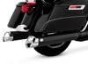 Monster V Slip On Exhaust - Black - For 17-21 Harley Touring
