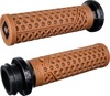 ODI Vans Signature Cable 1" Grips Gum Rubber Black Checker Harley - Lock-On grips for 1" bars For Harley-Davidson models