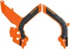 X-Grip Frame Guards Orange/Black - For 20-23 KTM 150-500 EXC XCW