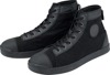Z1R Haggard Boots Black Size 8 Adult - Durable canvas motorcycle boots, Black, Size 8