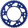 Moose Rear Aluminum Sprocket Blue 50T 520 For Yamaha YZ, WR, TTR - Blue 50T 520 Rear Sprocket For Yamaha YZ, WR, TTR