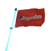 DragonFire 6 Ft Smokey Black LED Whip - Lighted Whip Flag w/ 300 Modes