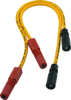 Spiral Core Wire Set 8.0mm Yellow - For 99-08 Twin Cam