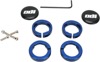 ODI Lock Jaw Clamps 4 Pack Blue Anodized For 7/8 in. Handlebars - Replacement clamp kit for ODI Lock-On Grips, Blue ODI Lock Jaw Clamps 4 Pack Blue Anodized For 7/8 in. Handlebars - Replacement clamp kit for ODI Lock-On Grips, Blue
