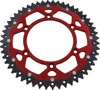 Moose Offroad Dual Rear Sprocket 52T Red For Gas Gas MC 125/250F/450F 2021 - 52 tooth dual rear sprocket For Gas Gas MC 2021