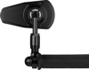 Vortex X30 Bullet Motorcycle Mirror Black Universal with 1in Clamp - Adjustable bar-end mirror, universal fit, anodized black