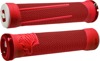 ODI AG-2 Lock-On Grips Red/Fire Red For BMX and MTB - Lock-On bicycle grips in red, pair ODI AG-2 Lock-On Grips Red/Fire Red For BMX and MTB - Lock-On bicycle grips in red, pair